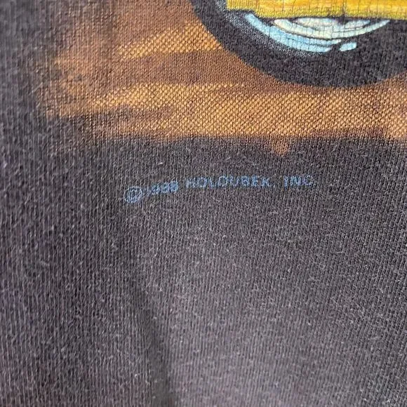 Harley Davidson Vintage 1980s Graphic T-Shirt, Medium, Black, Holoubek, - Picture 3 of 10